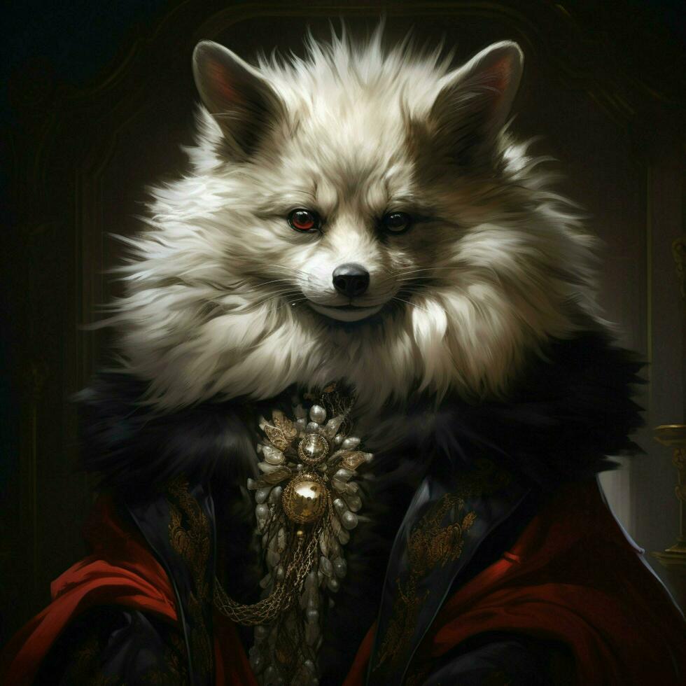 Elegant creature with a royal coat of fur photo