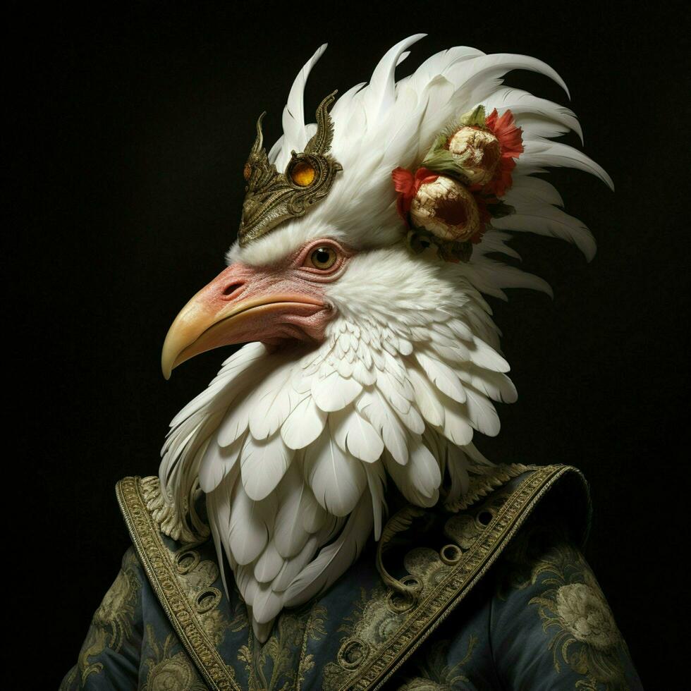 Elegant creatures with regal postures photo