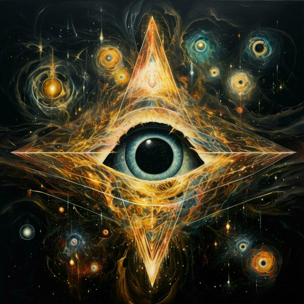 Enigmatic symbols unveiling the secrets of the universe photo