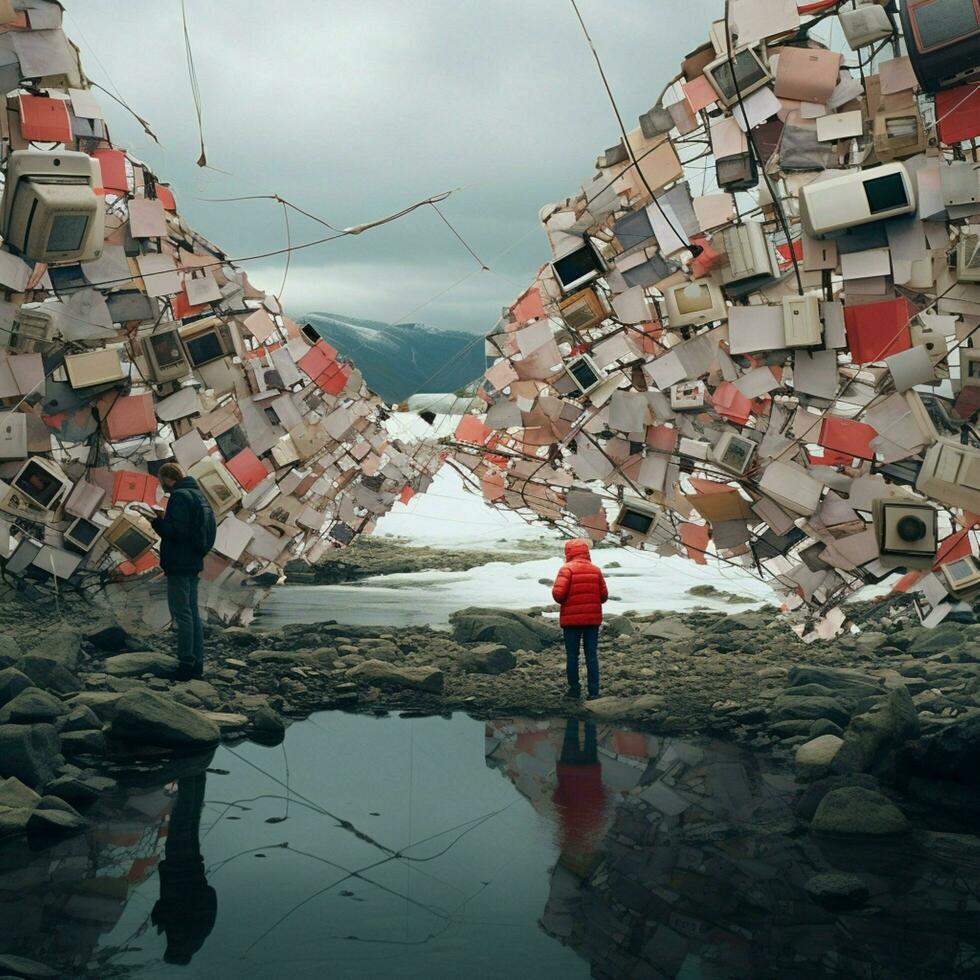 Error messages transformed into captivating visual narrati photo