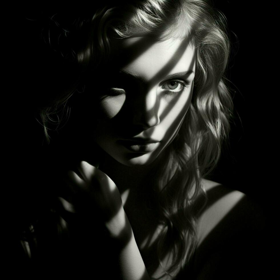 Experiment with light and shadow to evoke different emotion photo