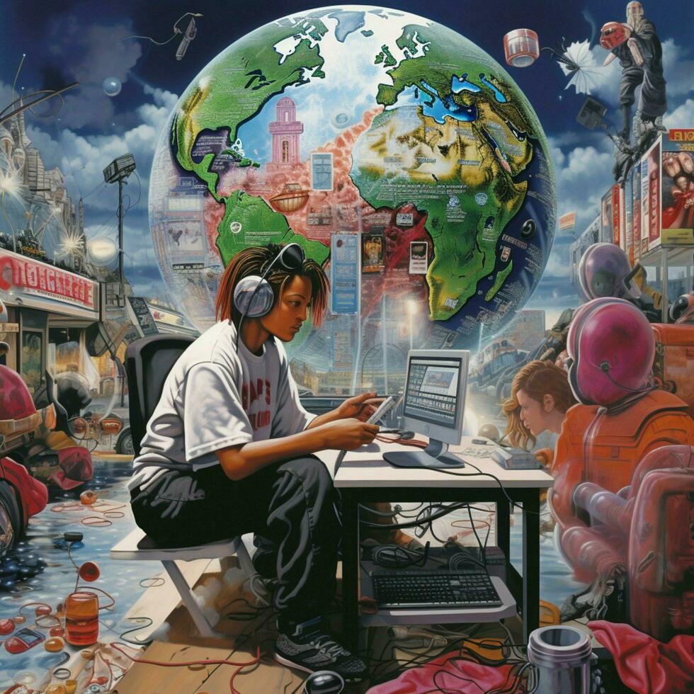 Explore the political and societal implications of Y2K on photo