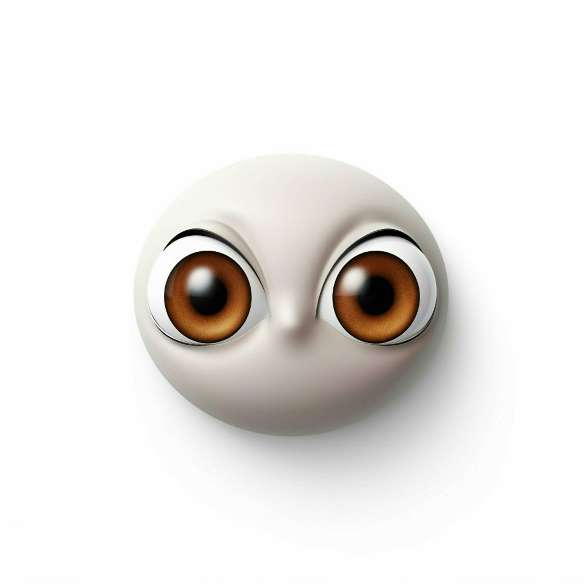 Face with Peeking Eye emoji on white background high qualiy 30687240