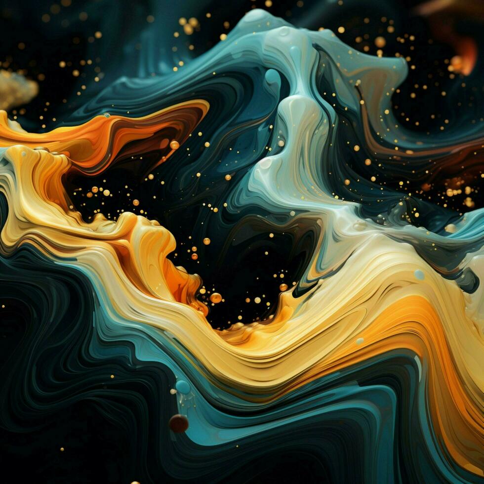 Flawed algorithms generating stunning abstract visuals photo