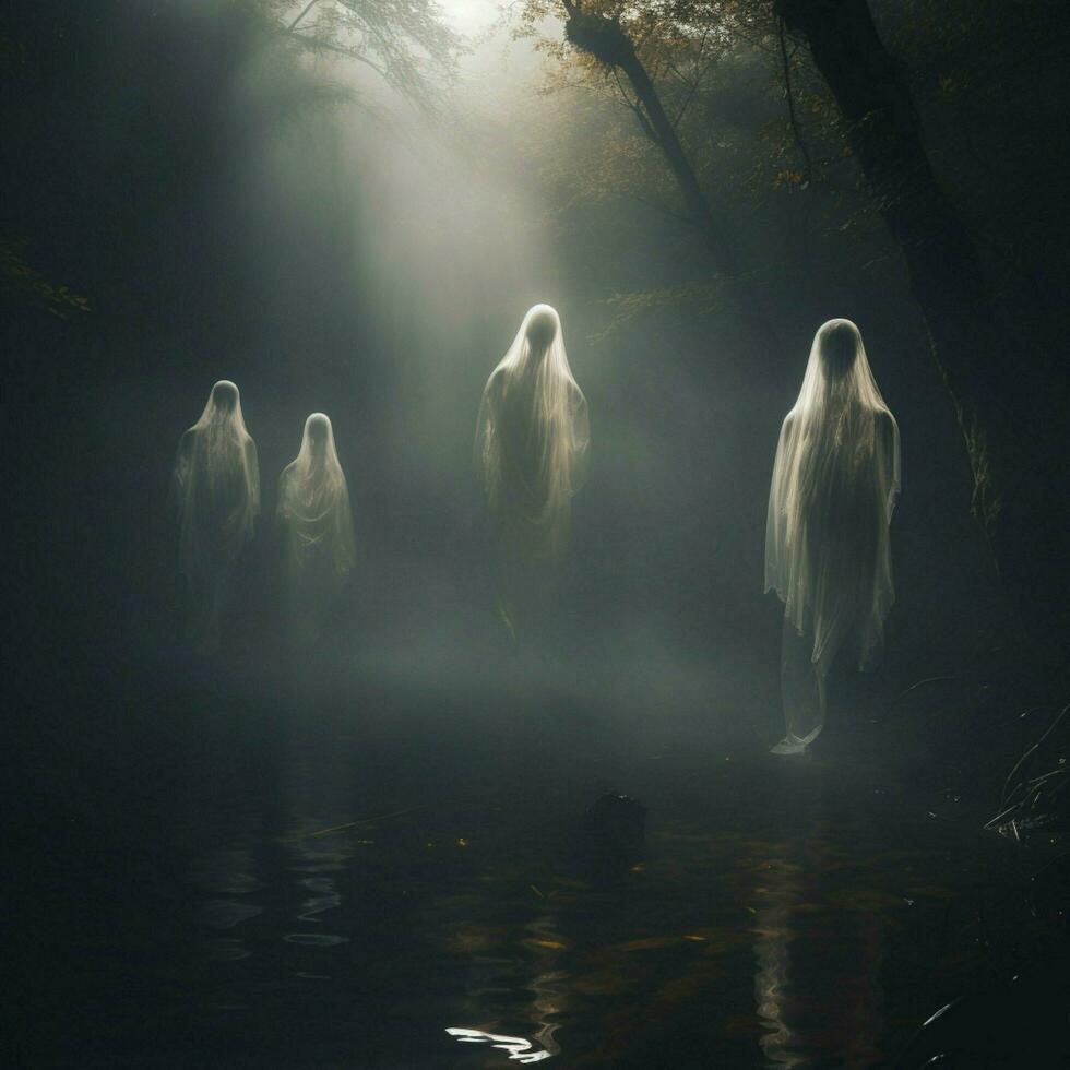 Floating apparitions high quality ultra hd 8k hdr photo