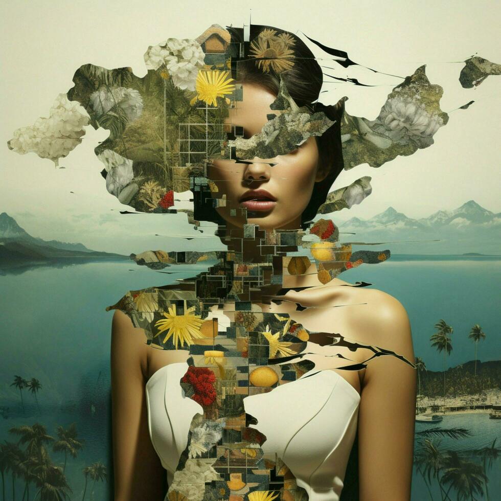 Fragmented images depicting the beauty hidden in errors photo
