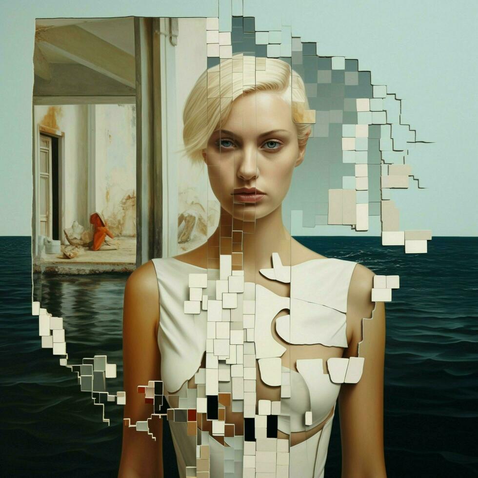 Fragmented images depicting the beauty hidden in errors photo