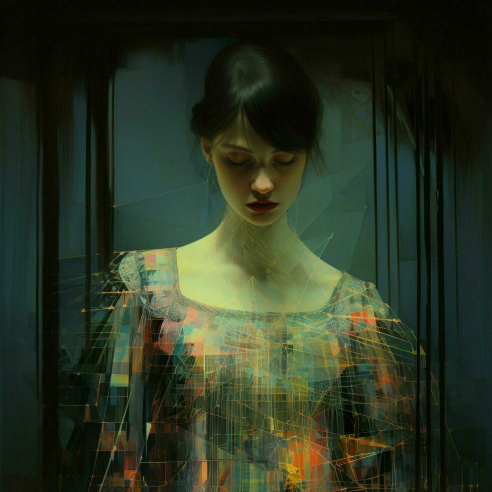 Glitches as a window into alternative artistic dimensions photo