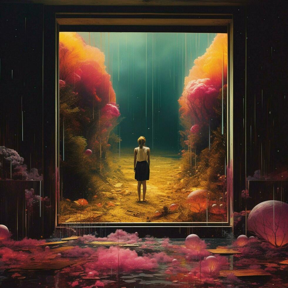 Glitches as a window into alternative artistic dimensions photo