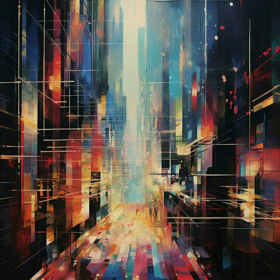 Glitches as a window into alternative artistic dimensions photo