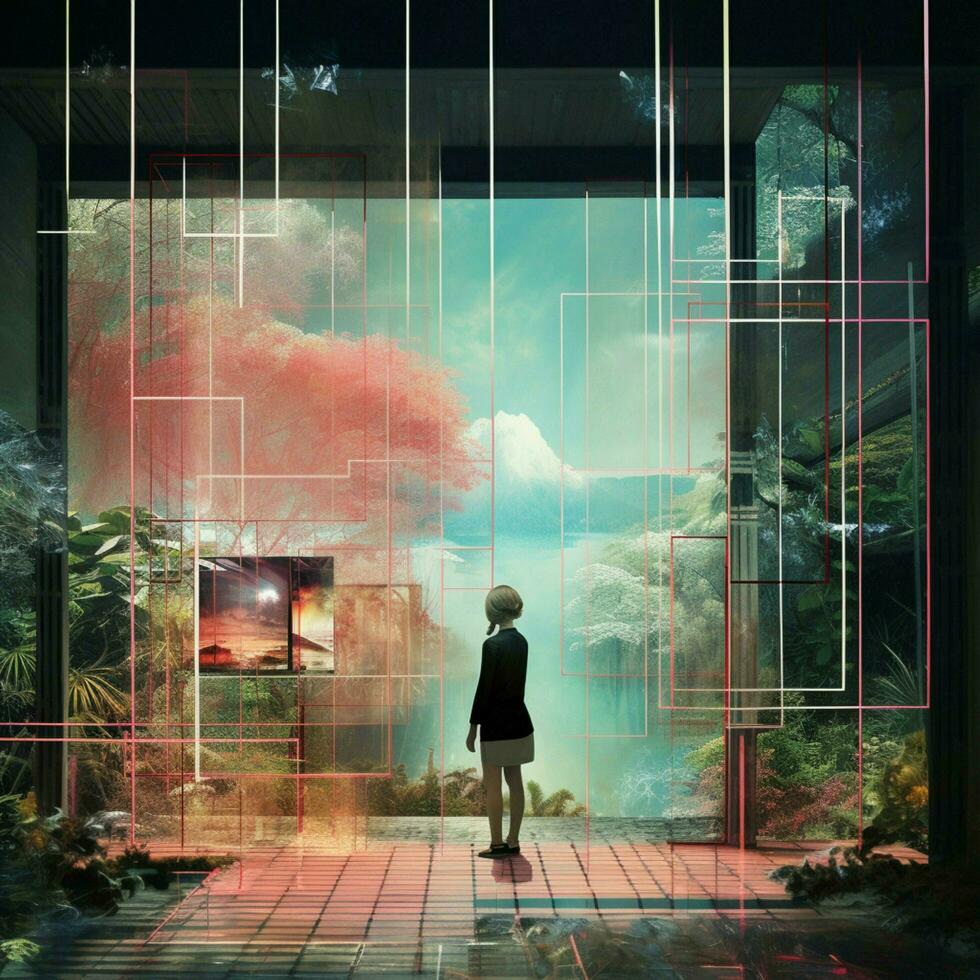 Glitches as a window into alternative artistic dimensions photo