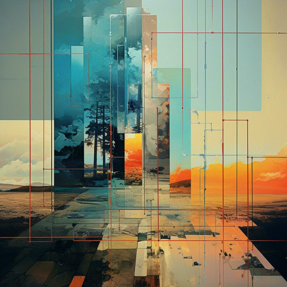 Glitches as a window into alternative artistic dimensions photo