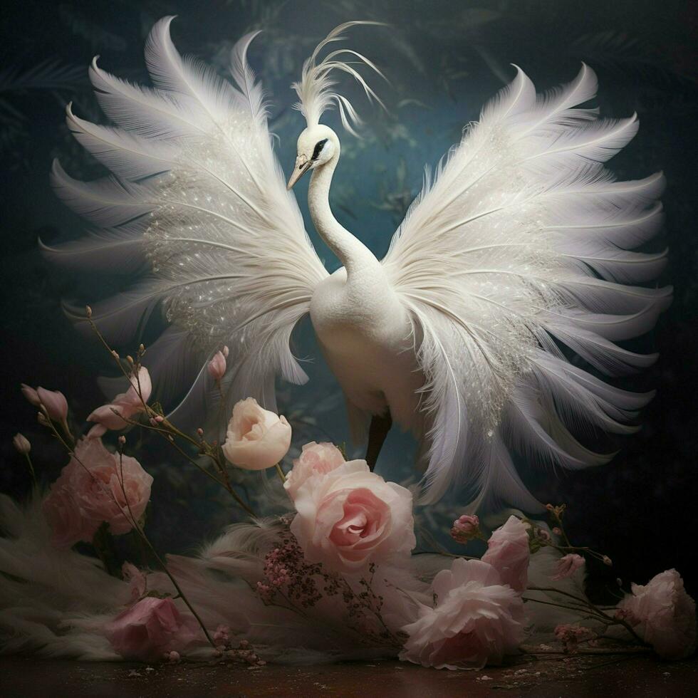 Graceful animals with feathers that soar 30687947 Stock Photo at Vecteezy