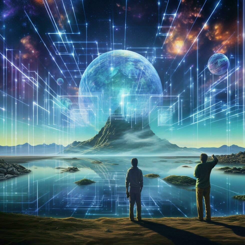 Holographic Horizons Envision a world where holographic pr photo