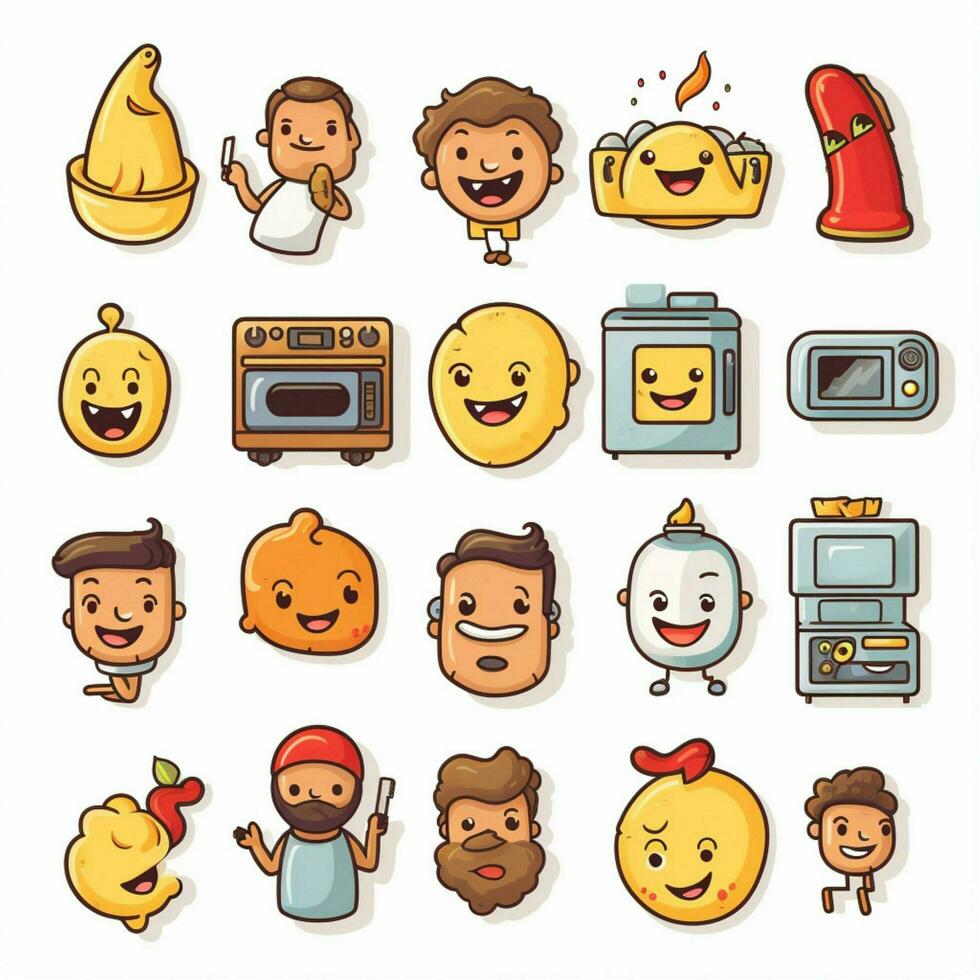 casa emojis 2d dibujos animados vector ilustración en blanco si foto