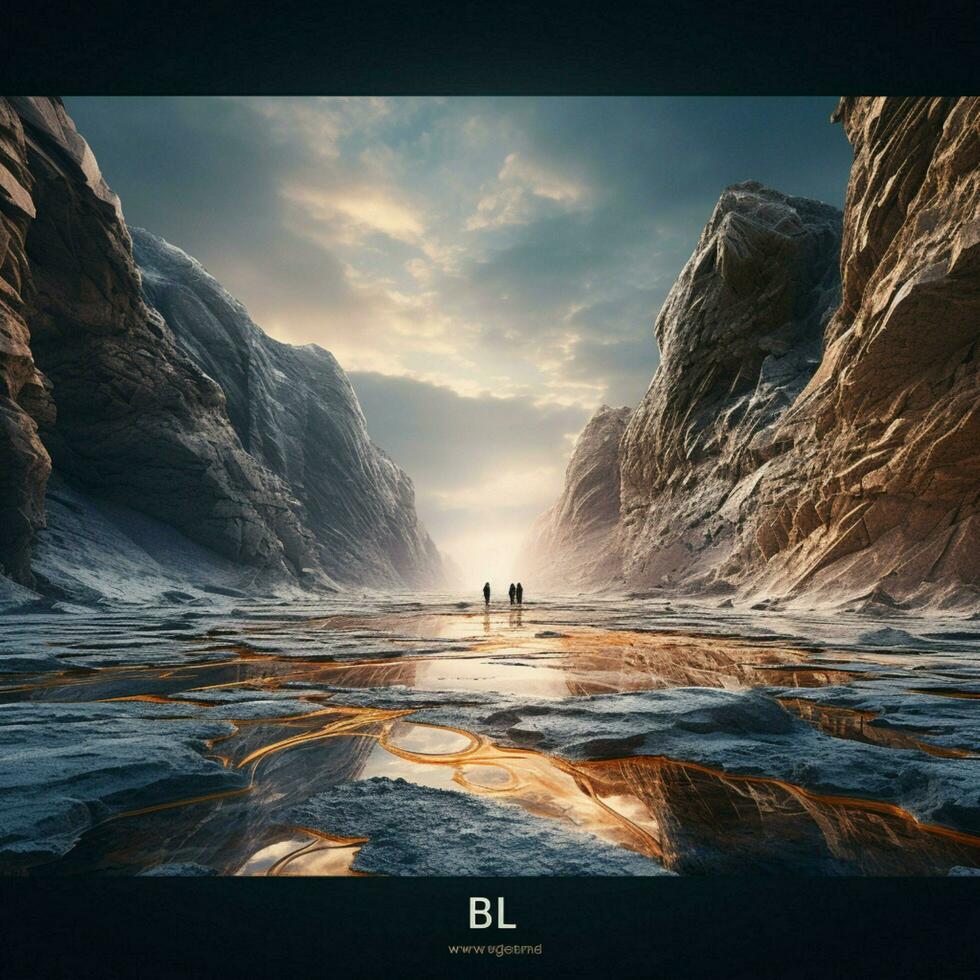 Illusive boundaries high quality ultra hd 8k hdr photo