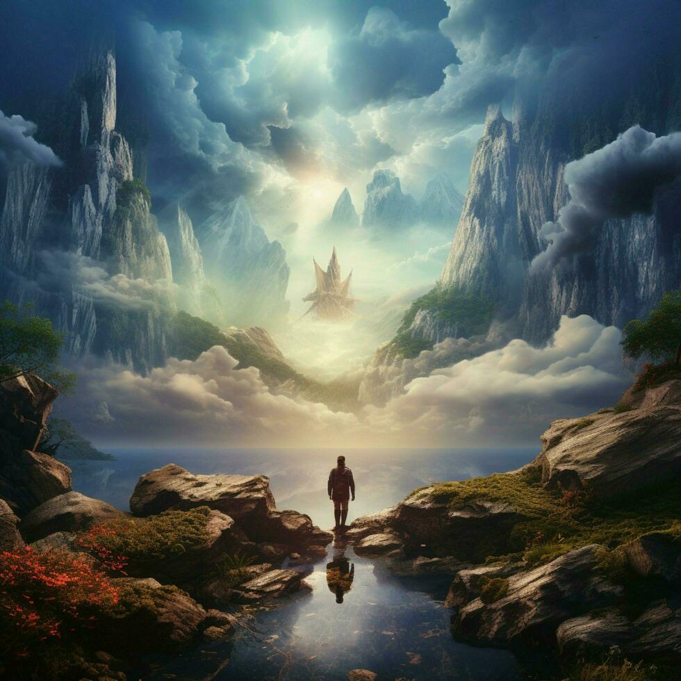 Illusory atmospheres high quality ultra hd 8k hdr photo