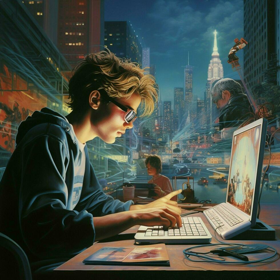 Illustrate the technological innovations and advancements photo