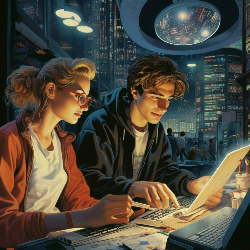 Illustrate the technological innovations and advancements photo