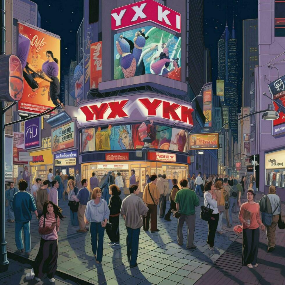 Illustrate the use of Y2K as a marketing tactic by busines photo