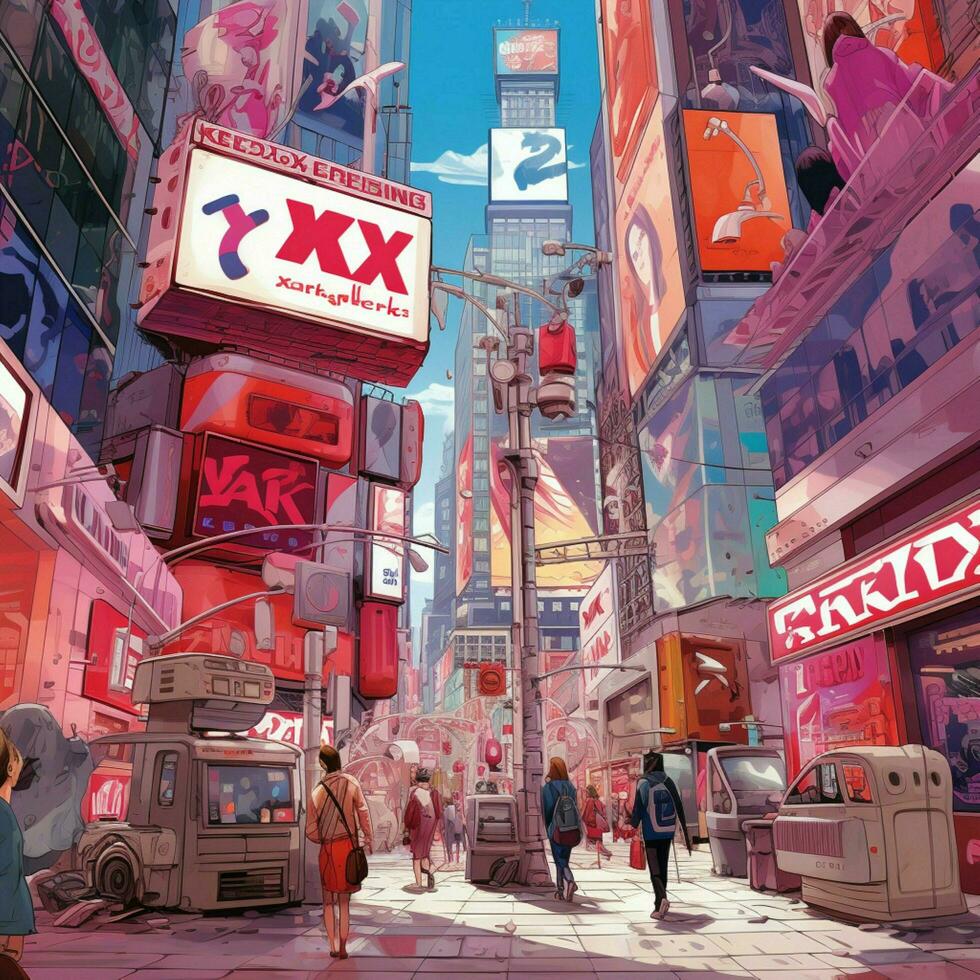 Illustrate the use of Y2K as a marketing tactic by busines photo