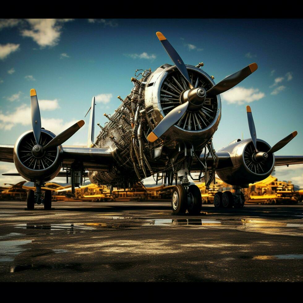 entretejido aviones alto calidad ultra hd 8k hdr foto