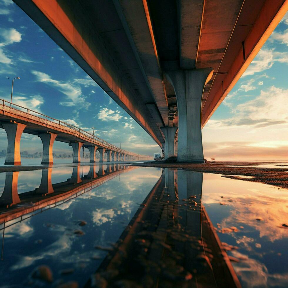 Inverted perspectives high quality ultra hd 8k hdr photo