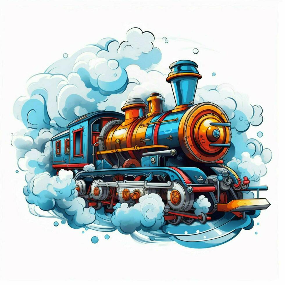 Line 2d cartoon vector illustration on white background photo