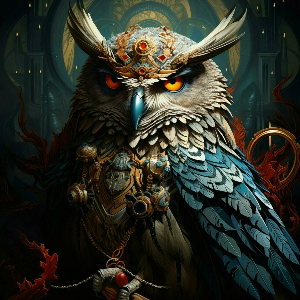Majestic creatures with noble gazes photo