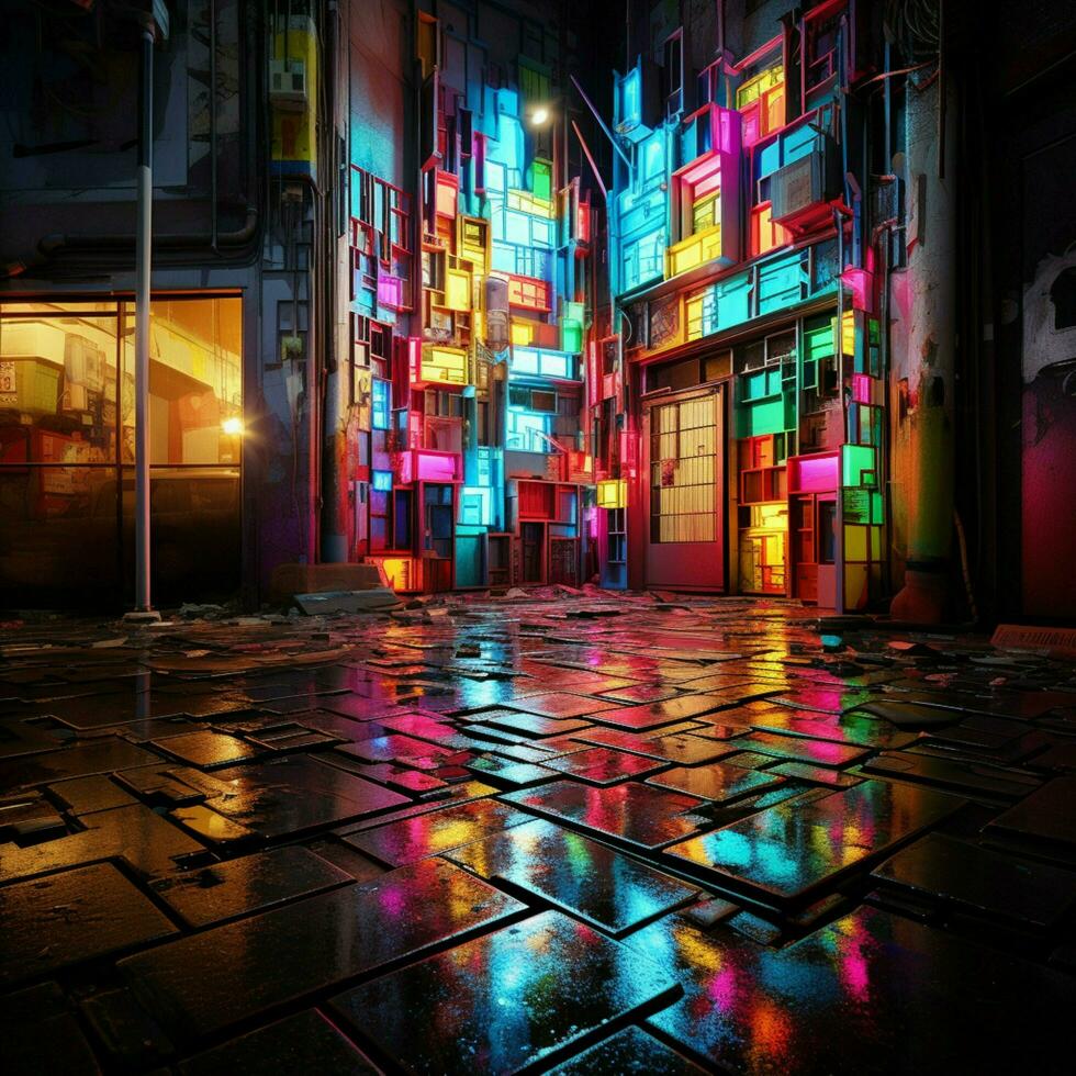 Miracles of neon brilliance photo