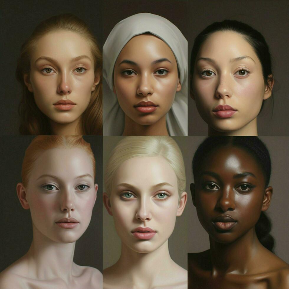 Portraying the ever-changing concept of beauty through a d photo