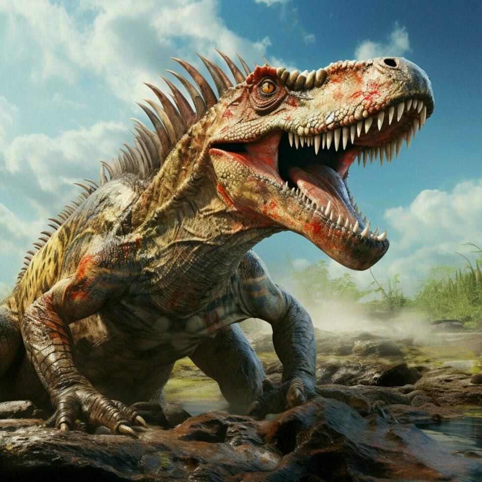 Prehistoric reptile brought back to life photo