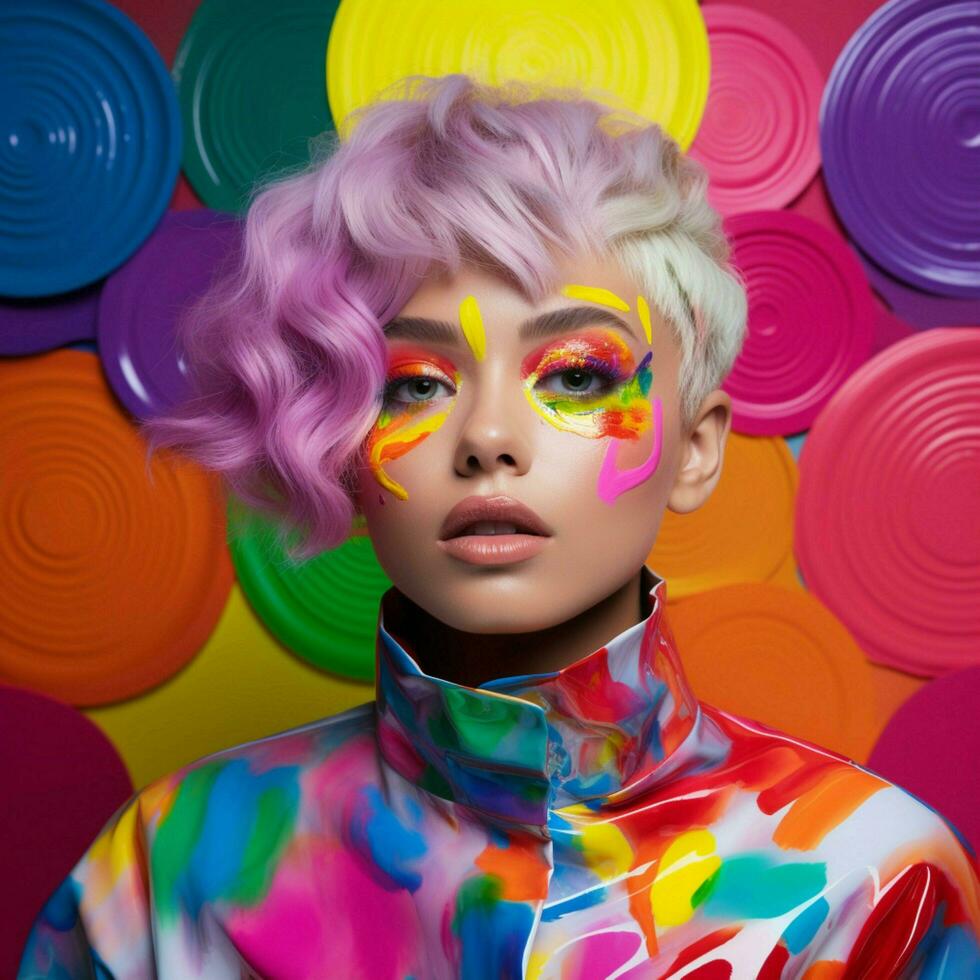 The artistry of neons luminous palette photo
