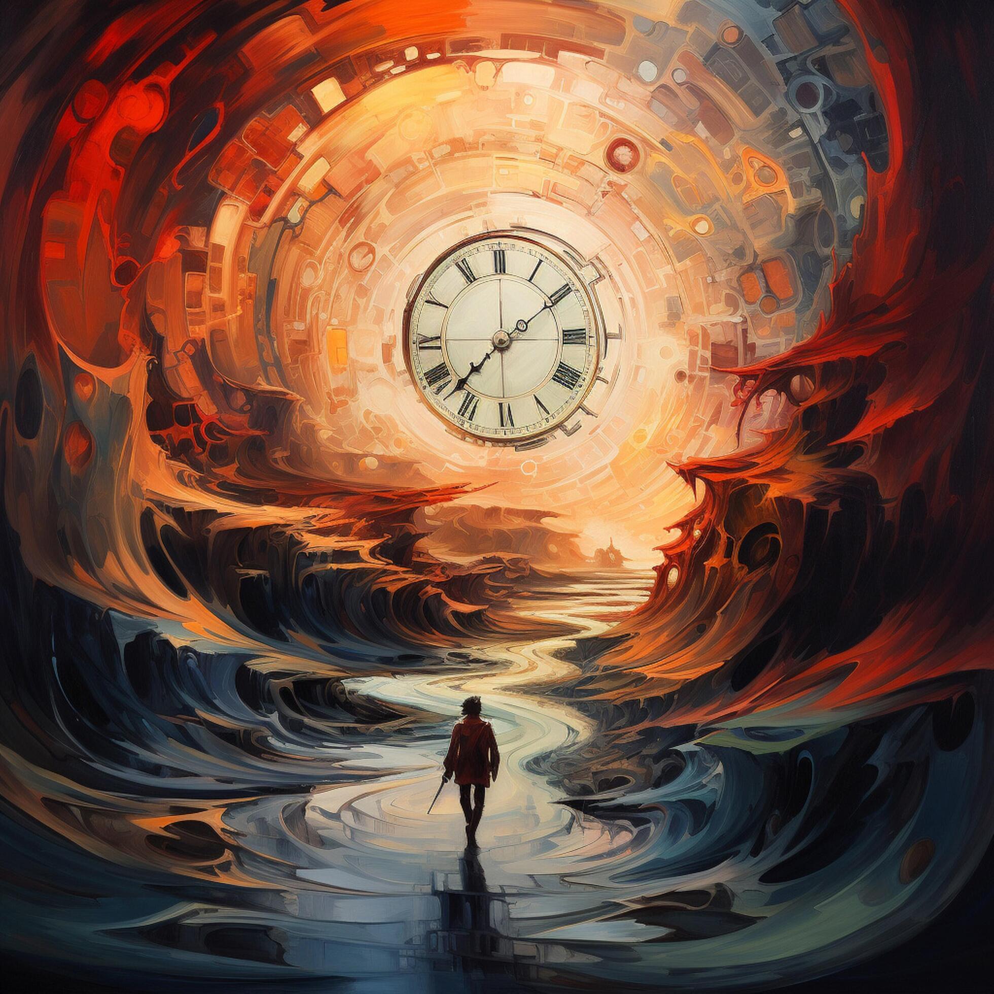 Transcending boundaries of time and space with a single br 30694613 Stock Photo at Vecteezy