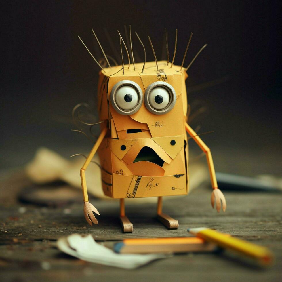Transforming everyday objects into whimsical characters photo