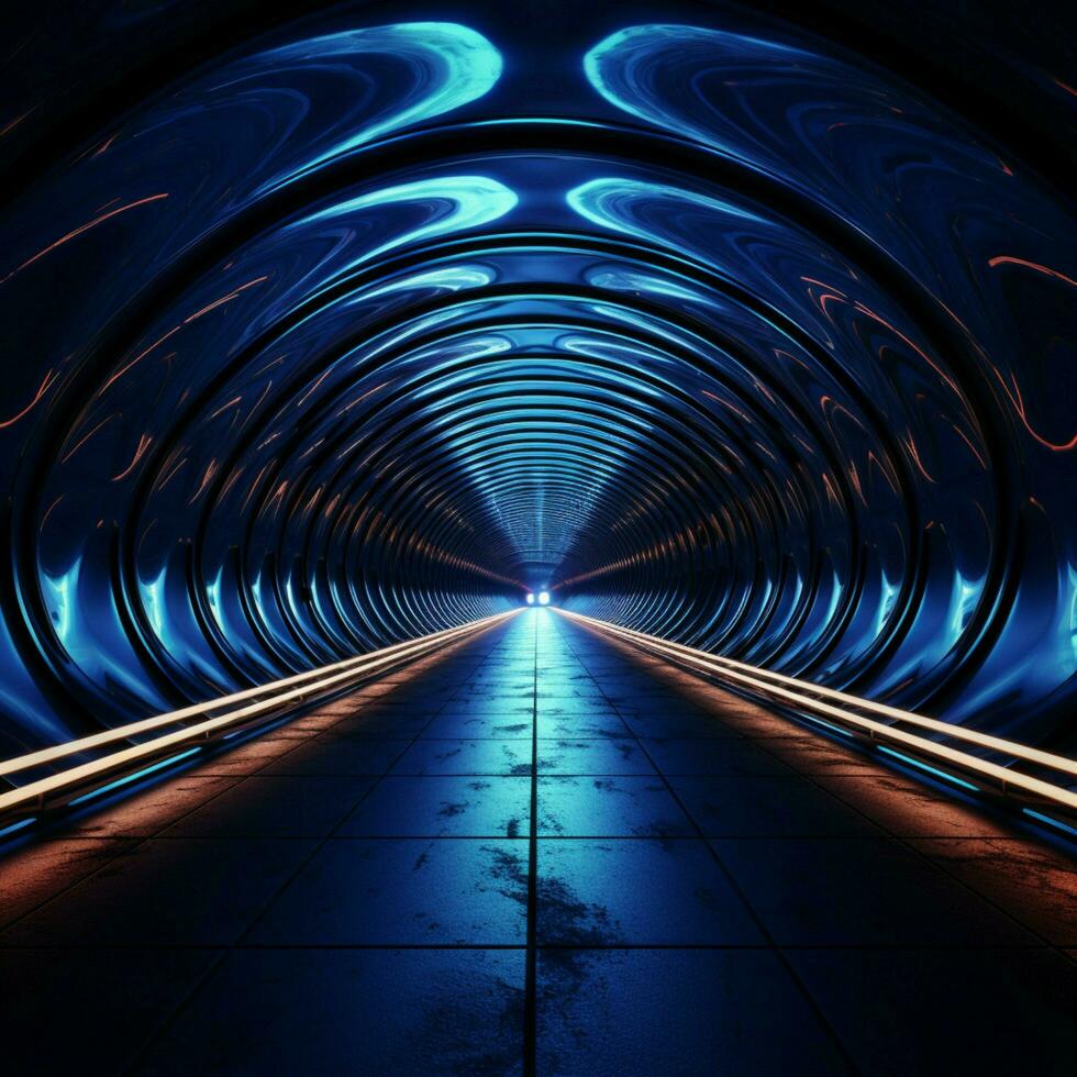 Tunneling void high quality ultra hd 8k hdr photo