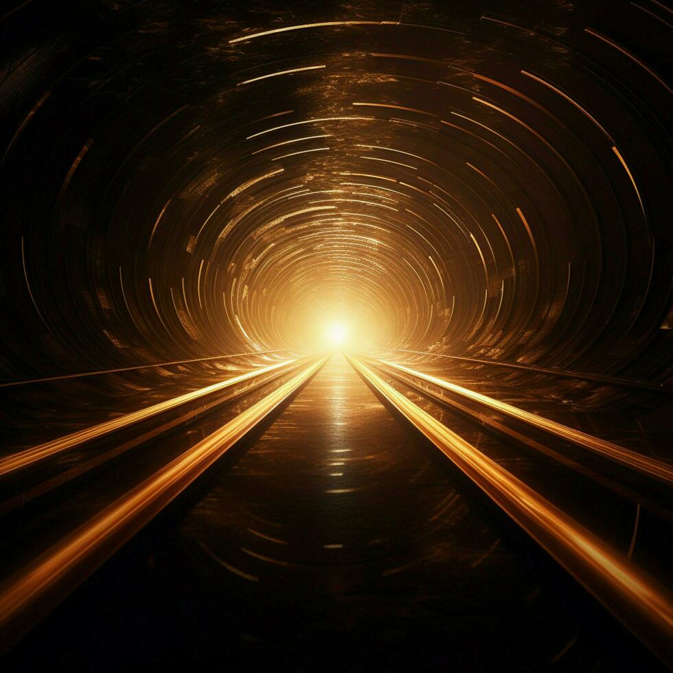Tunneling void high quality ultra hd 8k hdr photo