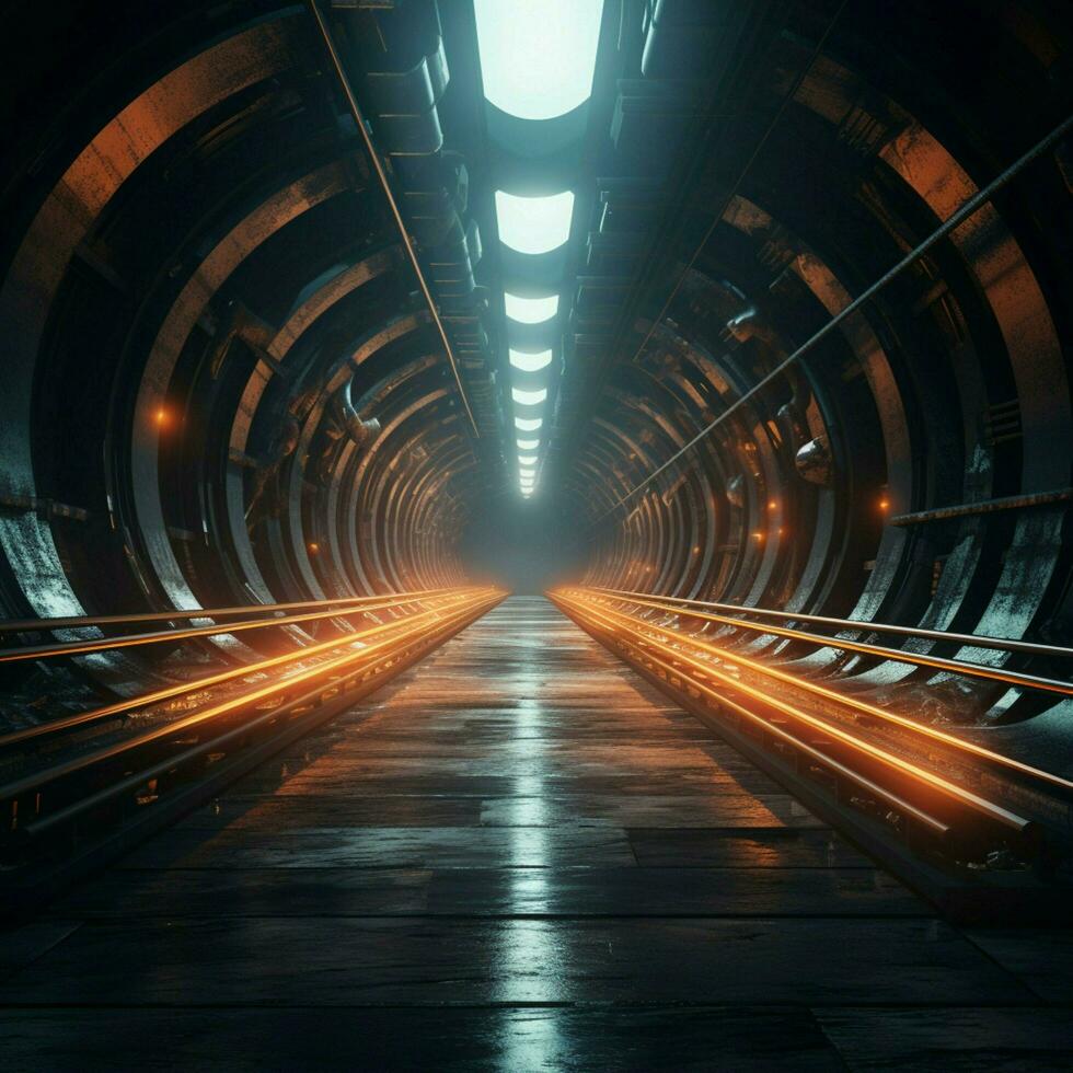 Tunneling void high quality ultra hd 8k hdr photo