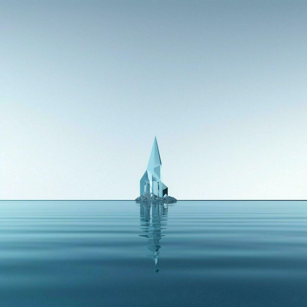 aquamarine Minimalist wallpaper high quality 4k hdr photo