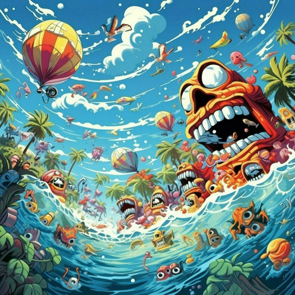 bikini cartoon image hd 30696152 Stock Photo at Vecteezy