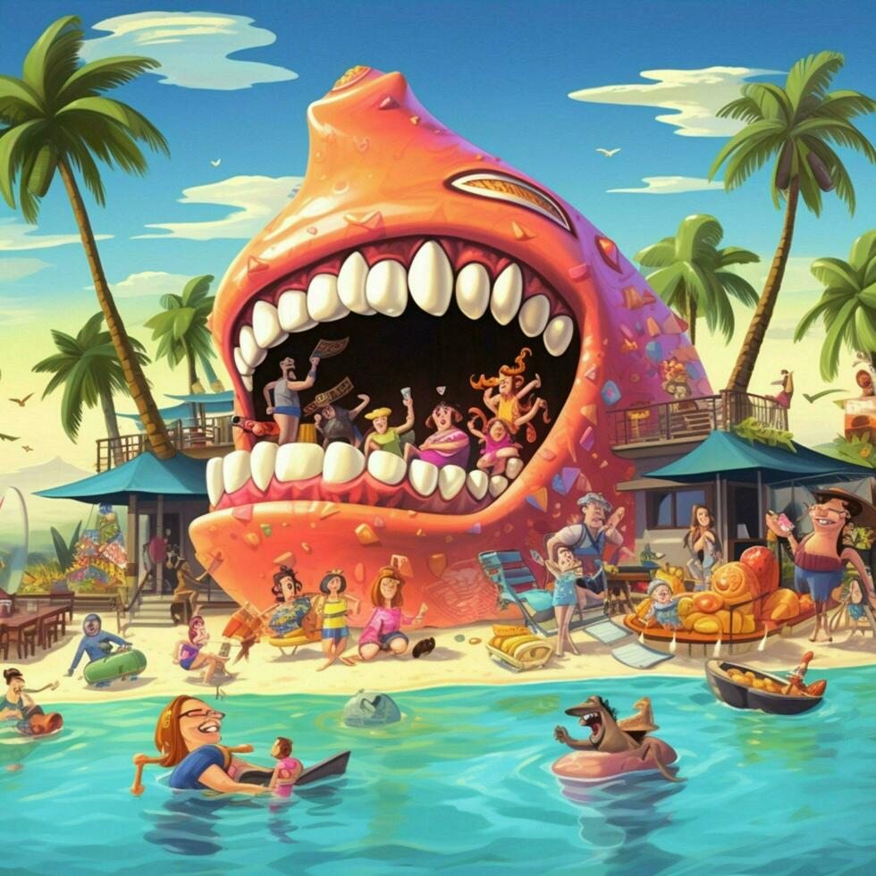 bikini cartoon image hd 30696169 Stock Photo at Vecteezy