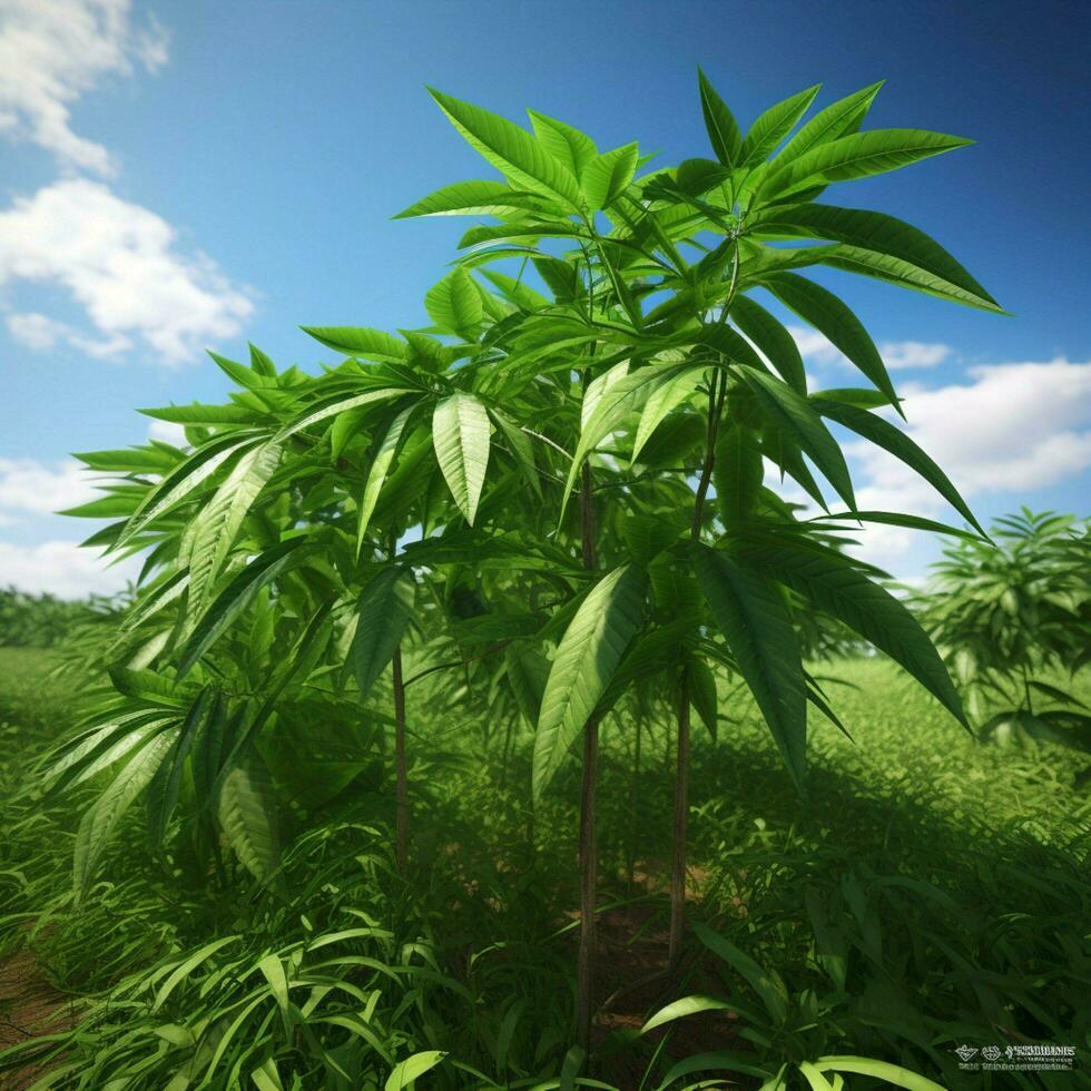 cassava high quality 4k hdr photo