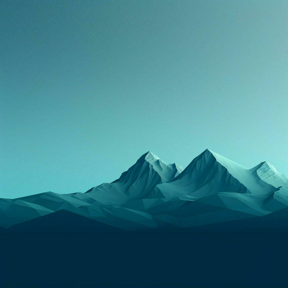 cyan Minimalist wallpaper high quality 4k hdr photo