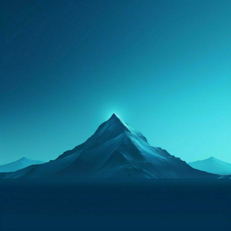 cyan Minimalist wallpaper high quality 4k hdr photo