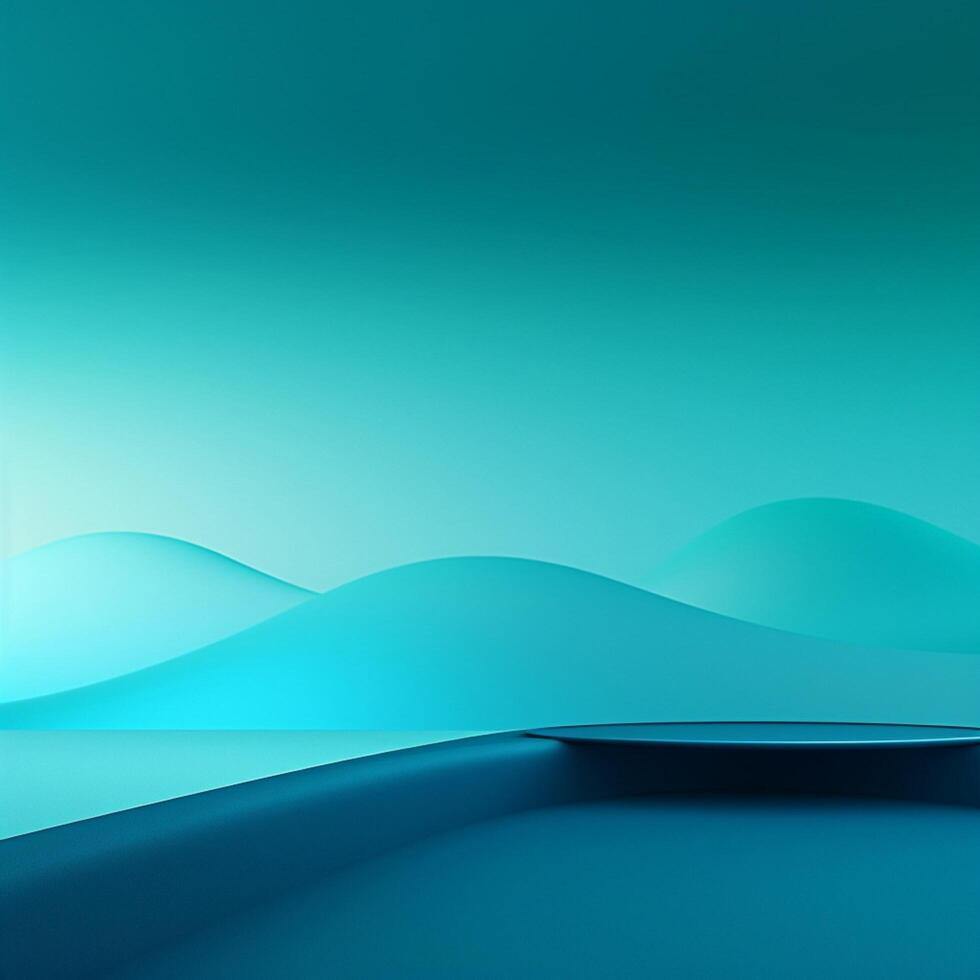 cyan Minimalist wallpaper high quality 4k hdr 30696636 Stock Photo at