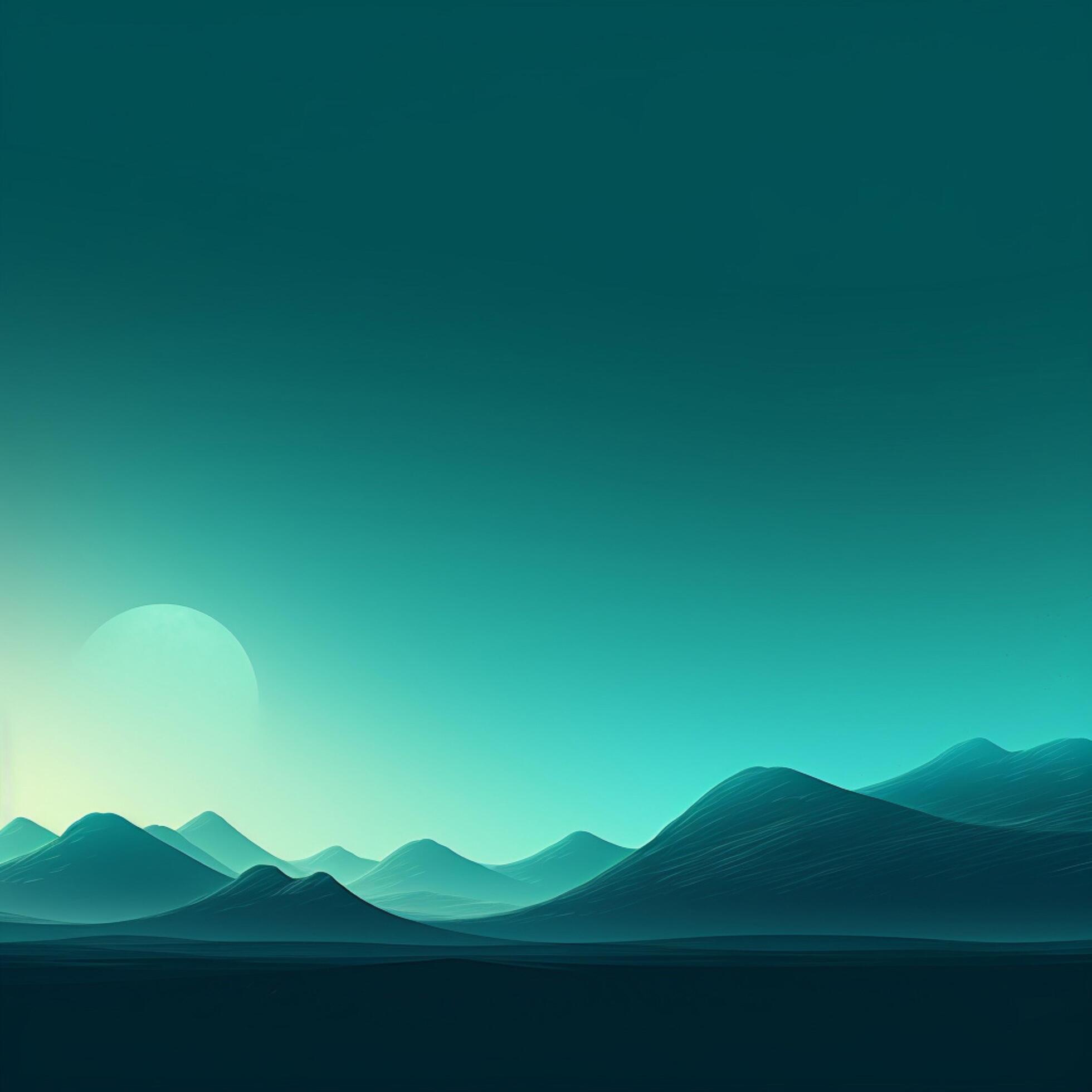 cyan Minimalist wallpaper high quality 4k hdr 30696681 Stock Photo at