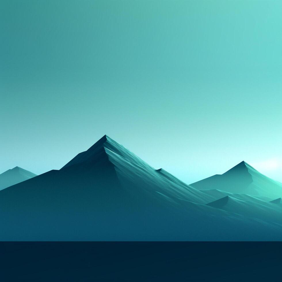 cyan Minimalist wallpaper high quality 4k hdr 30696705 Stock Photo at