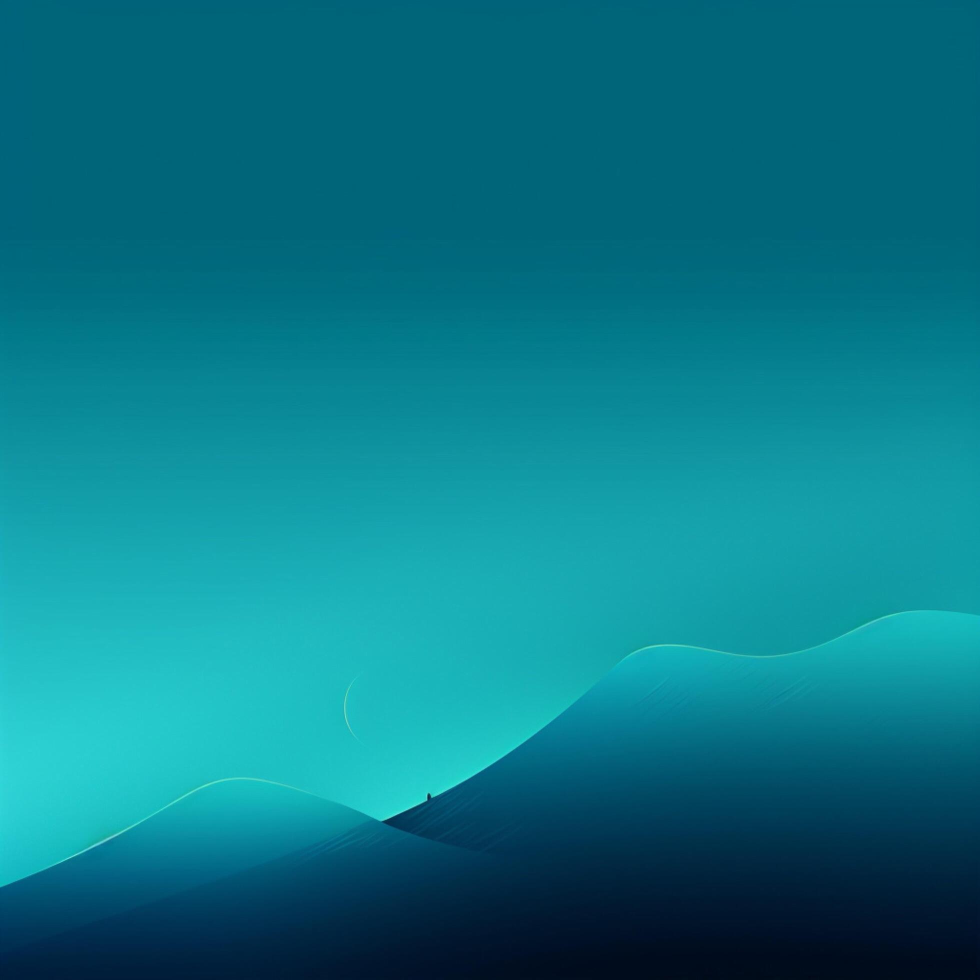 cyan Minimalist wallpaper high quality 4k hdr 30696752 Stock Photo at