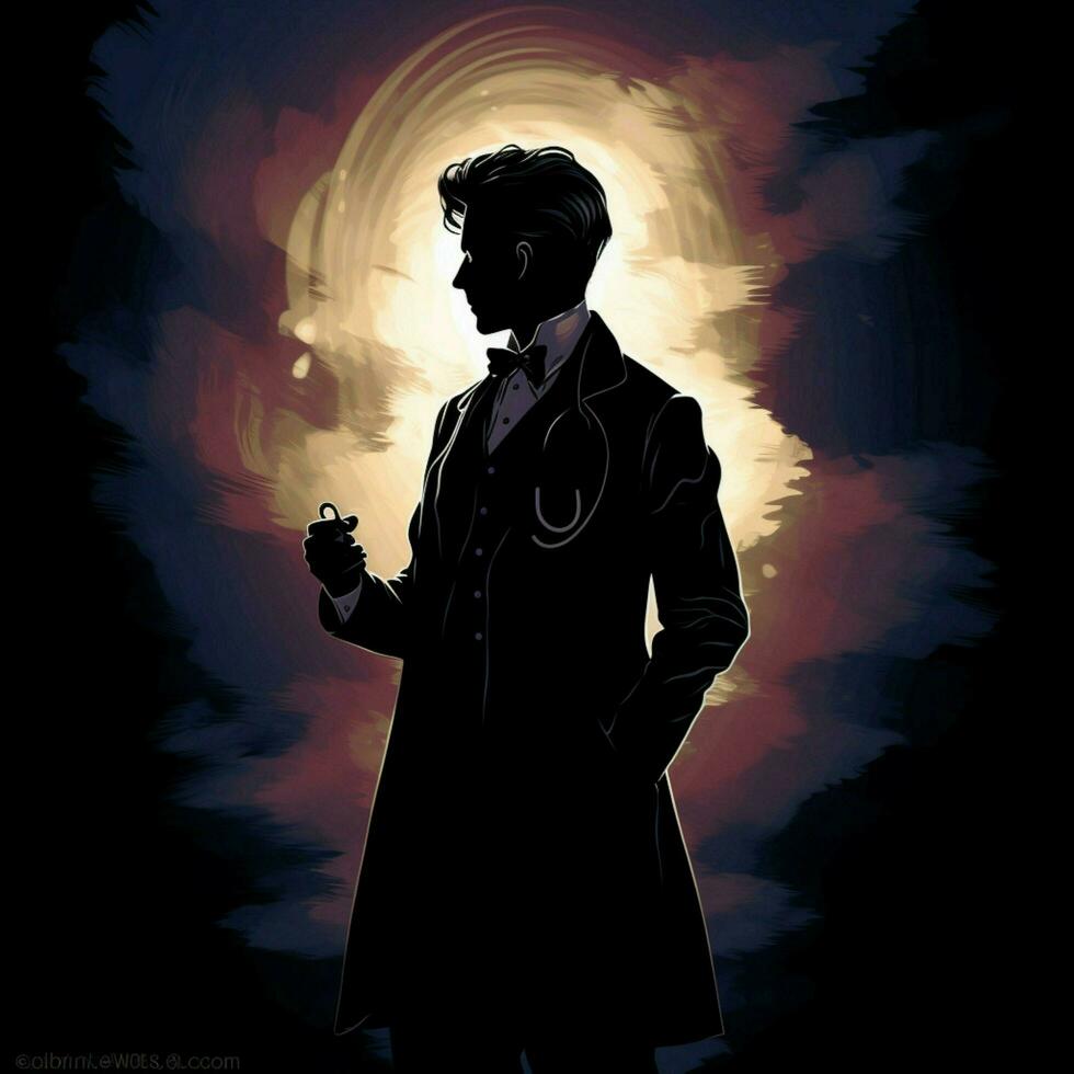 doctor silhouette image hd photo