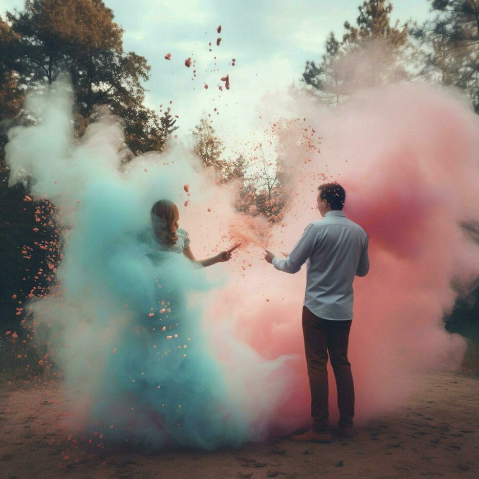 gender reveal high quality 4k hdr photo